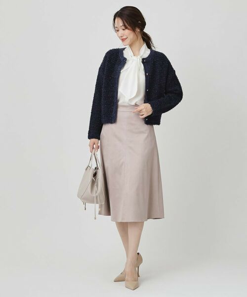 COUP DE CHANCE / クードシャンス カーディガン・ボレロ | 【手洗い可】ラメフェザーのニットカーディガン | 詳細11
