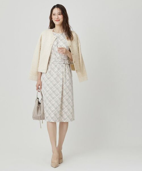 COUP DE CHANCE / クードシャンス カーディガン・ボレロ | 【手洗い可】ラメフェザーのニットカーディガン | 詳細3