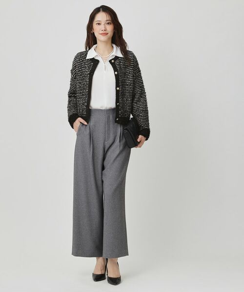 COUP DE CHANCE / クードシャンス カーディガン・ボレロ | 【手洗い可】ラメフェザーのニットカーディガン | 詳細6