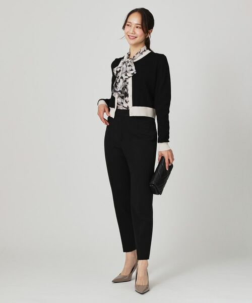 COUP DE CHANCE / クードシャンス カーディガン・ボレロ | 【手洗い可】幾何柄風ジャカードカーディガン | 詳細6