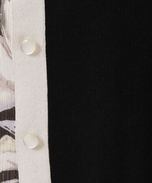 COUP DE CHANCE / クードシャンス カーディガン・ボレロ | 【手洗い可】幾何柄風ジャカードカーディガン | 詳細8