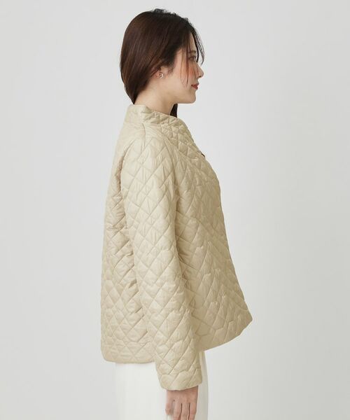 COUP DE CHANCE / クードシャンス ノーカラージャケット | 【軽い着心地】中綿キルトジャケット | 詳細10