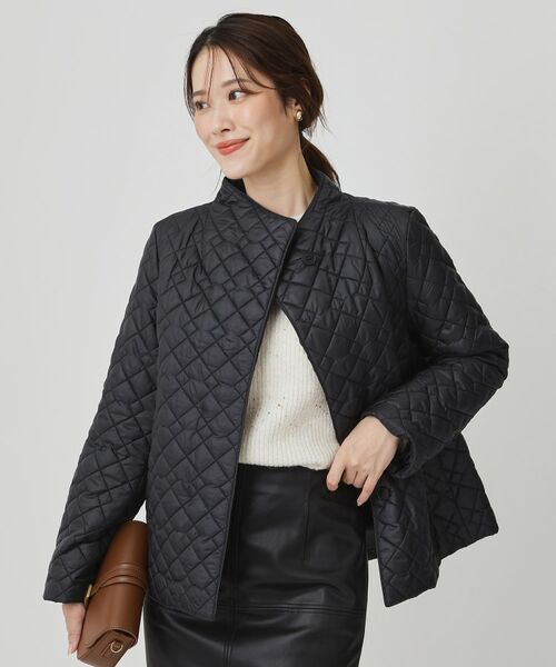 COUP DE CHANCE / クードシャンス ノーカラージャケット | 【軽い着心地】中綿キルトジャケット | 詳細6