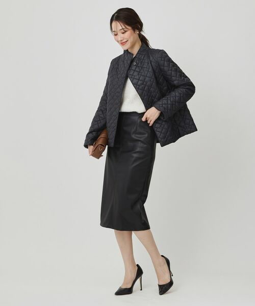 COUP DE CHANCE / クードシャンス ノーカラージャケット | 【軽い着心地】中綿キルトジャケット | 詳細7