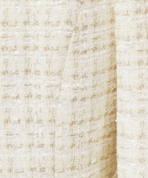 COUP DE CHANCE / クードシャンス ノーカラージャケット | 【日本製／セットアップ可】ファンシーツィードのショート丈ジャケット | 詳細3