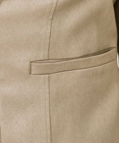 COUP DE CHANCE / クードシャンス ノーカラージャケット | 【手洗い可/日本製】スェード調ノーカラージャケット | 詳細20