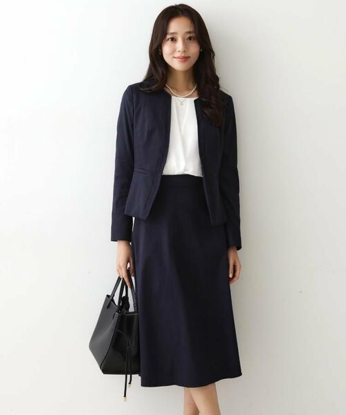 COUP DE CHANCE / クードシャンス ノーカラージャケット | 【手洗い可/日本製】スェード調ノーカラージャケット | 詳細24