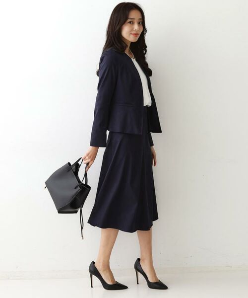 COUP DE CHANCE / クードシャンス ノーカラージャケット | 【手洗い可/日本製】スェード調ノーカラージャケット | 詳細25