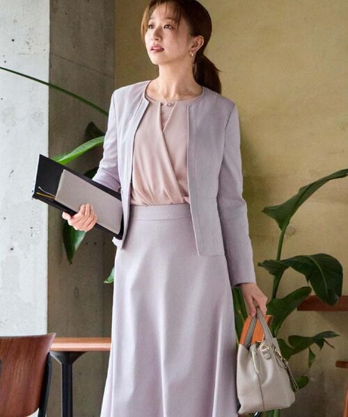 COUP DE CHANCE / クードシャンス ノーカラージャケット | 【手洗い可/日本製】スェード調ノーカラージャケット | 詳細27