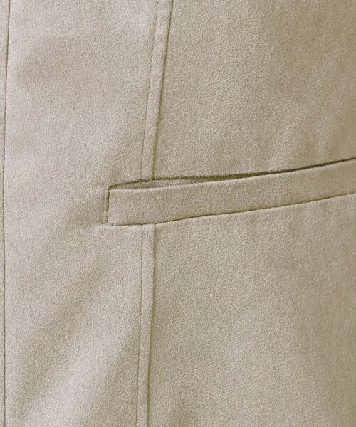 COUP DE CHANCE / クードシャンス ノーカラージャケット | 【手洗い可/日本製】スェード調ノーカラージャケット | 詳細4