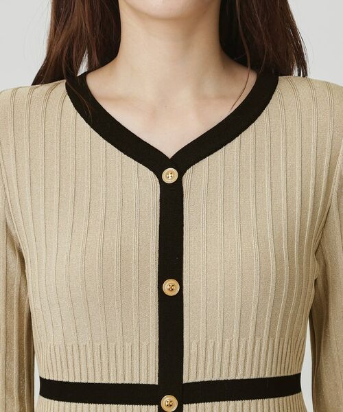 COUP DE CHANCE / クードシャンス ミニ丈・ひざ丈ワンピース | 【手洗い可／日本製】ニットドレス | 詳細25