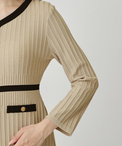 COUP DE CHANCE / クードシャンス ミニ丈・ひざ丈ワンピース | 【手洗い可／日本製】ニットドレス | 詳細26