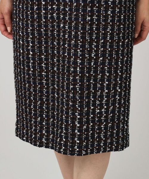 COUP DE CHANCE / クードシャンス ミニ丈・ひざ丈ワンピース | 【日本製/セットアップ可】ファンシーツィードのワンピース | 詳細14