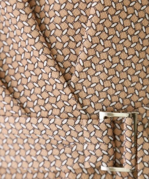 COUP DE CHANCE / クードシャンス ミニ丈・ひざ丈ワンピース | 【手洗い可／日本製】ジャージ素材のプリント柄ワンピース | 詳細12