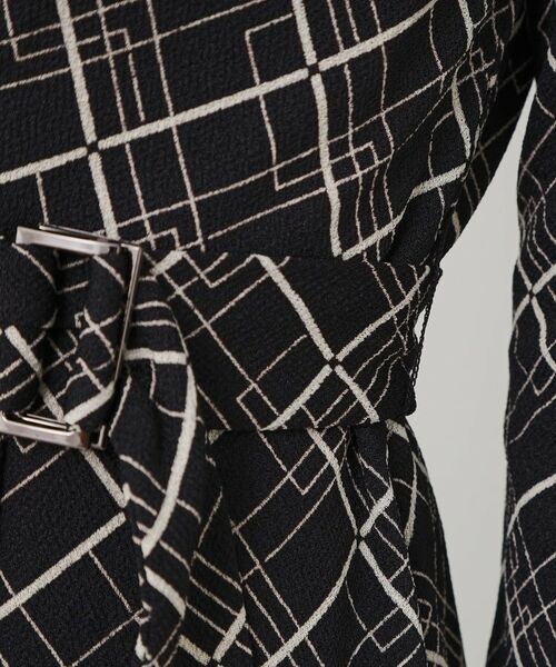 COUP DE CHANCE / クードシャンス ミニ丈・ひざ丈ワンピース | 【手洗い可／日本製】ジャージ素材のプリント柄ワンピース | 詳細28