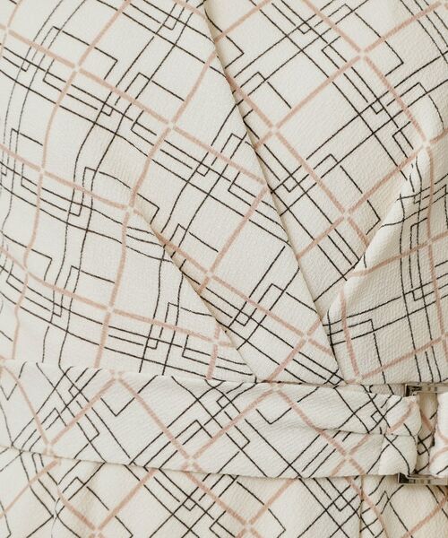 COUP DE CHANCE / クードシャンス ミニ丈・ひざ丈ワンピース | 【手洗い可／日本製】ジャージ素材のプリント柄ワンピース | 詳細4