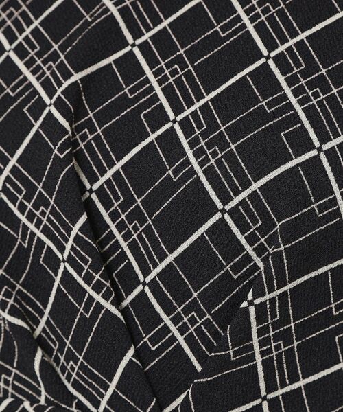 COUP DE CHANCE / クードシャンス ミニ丈・ひざ丈ワンピース | 【手洗い可／日本製】ジャージ素材のプリント柄ワンピース | 詳細8