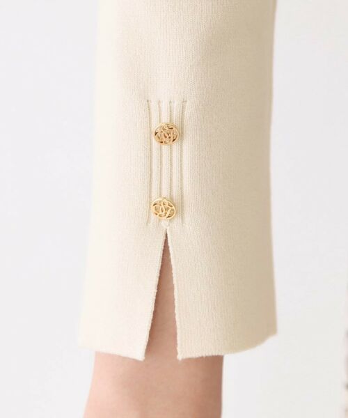 COUP DE CHANCE / クードシャンス ロング・マキシ丈ワンピース | 【手洗い可/一枚で決まる】ニット+柄スカートのワンピース | 詳細14