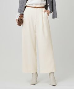 COUP DE CHANCE / クードシャンス パンツ | 【手洗い可／日本製】タックワイドパンツ