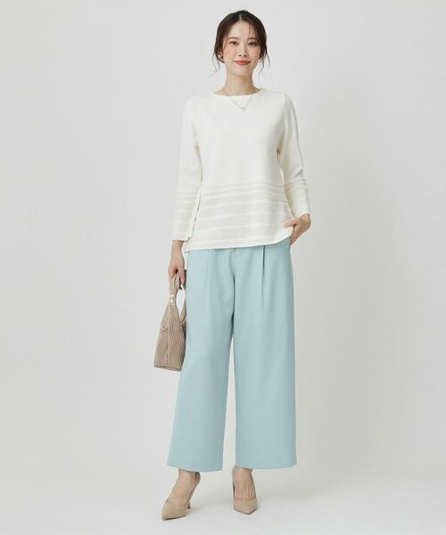 COUP DE CHANCE / クードシャンス パンツ | 【手洗い可/日本製】タックワイドパンツ | 詳細10