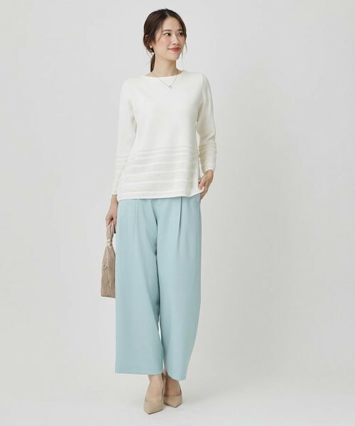 COUP DE CHANCE / クードシャンス パンツ | 【手洗い可/日本製】タックワイドパンツ | 詳細11