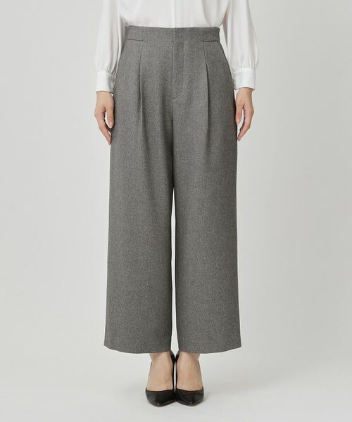 COUP DE CHANCE / クードシャンス パンツ | 【手洗い可/日本製】タックワイドパンツ | 詳細14