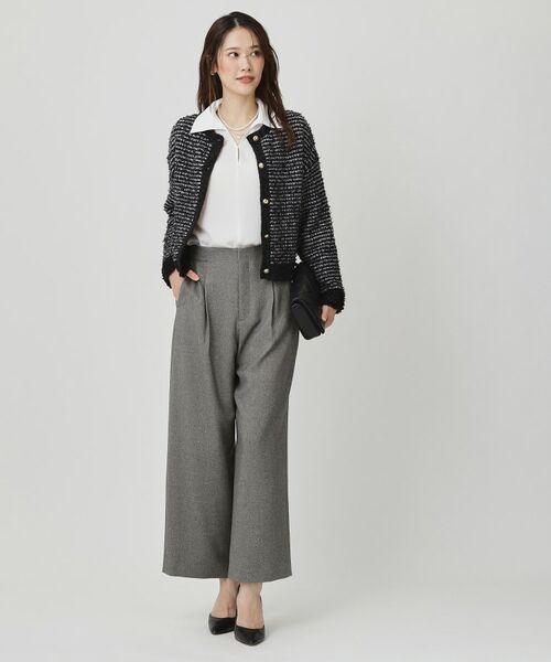 COUP DE CHANCE / クードシャンス パンツ | 【手洗い可/日本製】タックワイドパンツ | 詳細6