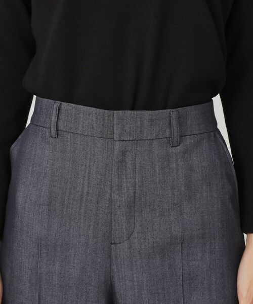 COUP DE CHANCE / クードシャンス ショート・ハーフ・半端丈パンツ | 【手洗い可／日本製／裏地なし】きれいめデニム風パンツ | 詳細16