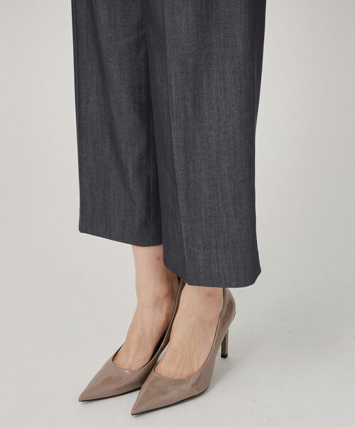 COUP DE CHANCE / クードシャンス ショート・ハーフ・半端丈パンツ | 【手洗い可／日本製／裏地なし】きれいめデニム風パンツ | 詳細18