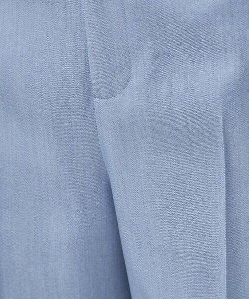 COUP DE CHANCE / クードシャンス ショート・ハーフ・半端丈パンツ | 【手洗い可／日本製／裏地なし】きれいめデニム風パンツ | 詳細8