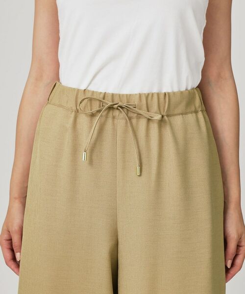 COUP DE CHANCE / クードシャンス パンツ | 【手洗い可/ウエストゴム】ストレートワイドのイージーパンツ | 詳細11