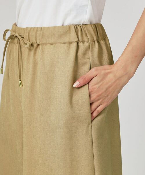 COUP DE CHANCE / クードシャンス パンツ | 【手洗い可/ウエストゴム】ストレートワイドのイージーパンツ | 詳細13