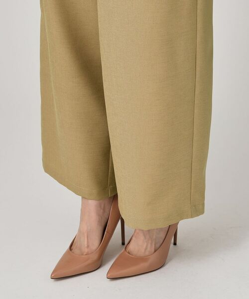 COUP DE CHANCE / クードシャンス パンツ | 【手洗い可／ウエストゴム】ストレートワイドのイージーパンツ | 詳細15