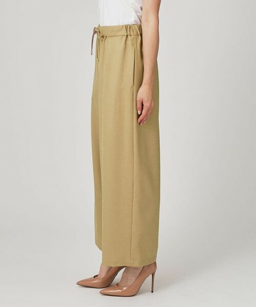 COUP DE CHANCE / クードシャンス パンツ | 【手洗い可/ウエストゴム】ストレートワイドのイージーパンツ | 詳細9