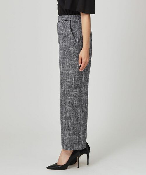 COUP DE CHANCE / クードシャンス パンツ | 【手洗い可／日本製／セットアップ可】ツィード見えワイドパンツ | 詳細10