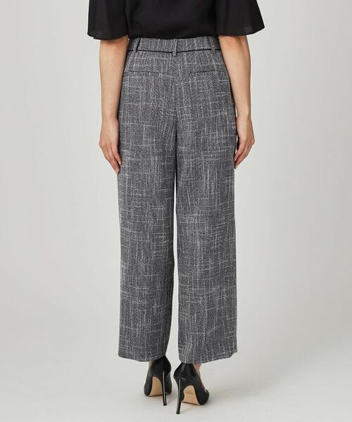 COUP DE CHANCE / クードシャンス パンツ | 【手洗い可／日本製／セットアップ可】ツィード見えワイドパンツ | 詳細11