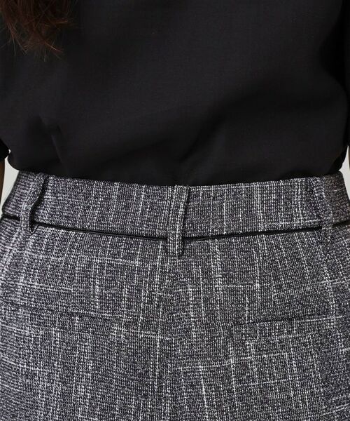 COUP DE CHANCE / クードシャンス パンツ | 【手洗い可／日本製／セットアップ可】ツィード見えワイドパンツ | 詳細13