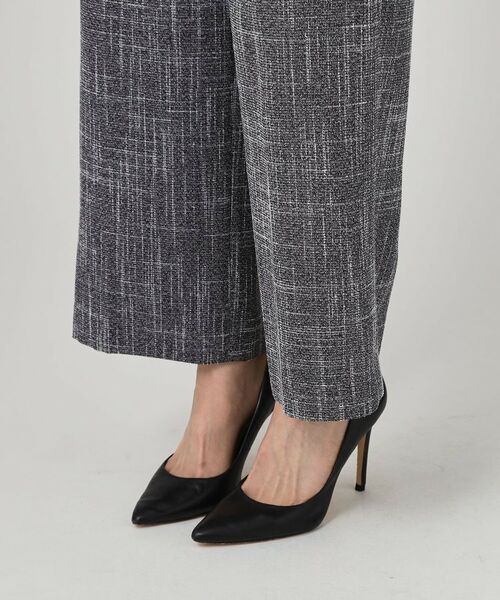 COUP DE CHANCE / クードシャンス パンツ | 【手洗い可／日本製／セットアップ可】ツィード見えワイドパンツ | 詳細15