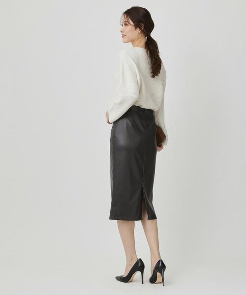 COUP DE CHANCE / クードシャンス スカート | 【レザー調】ナロータイトスカート | 詳細3