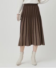 COUP DE CHANCE / クードシャンス スカート | 【手洗い可】ニットフレアスカート