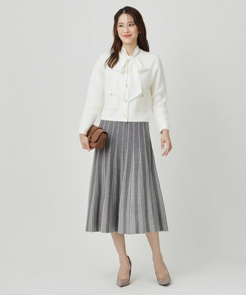 COUP DE CHANCE / クードシャンス スカート | 【手洗い可】ニットフレアスカート | 詳細6