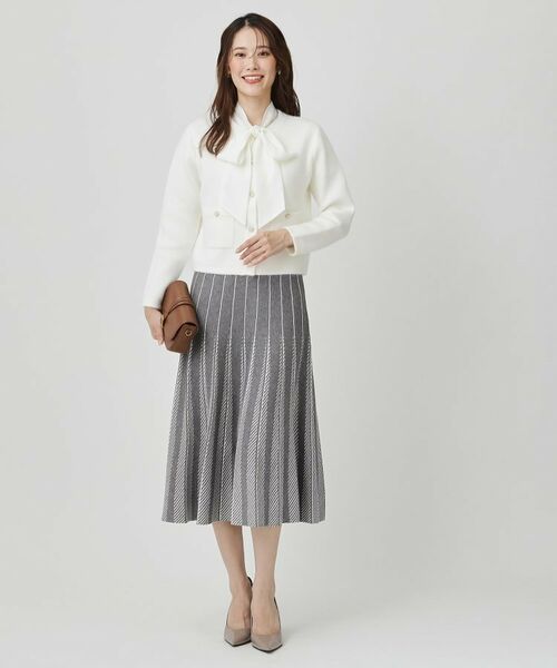 COUP DE CHANCE / クードシャンス スカート | 【手洗い可】ニットフレアスカート | 詳細7