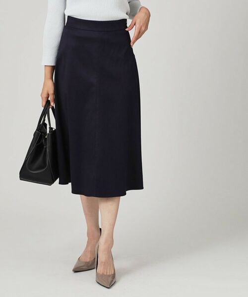 COUP DE CHANCE / クードシャンス スカート | 【手洗い可／日本製／セットアップ可】スェード調素材フレアスカート | 詳細13