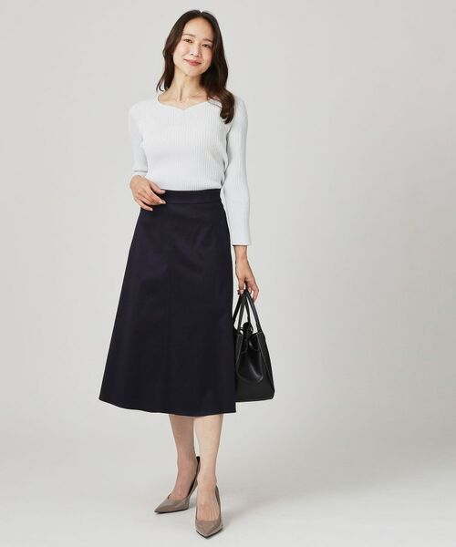 COUP DE CHANCE / クードシャンス スカート | 【手洗い可／日本製／セットアップ可】スェード調素材フレアスカート | 詳細15