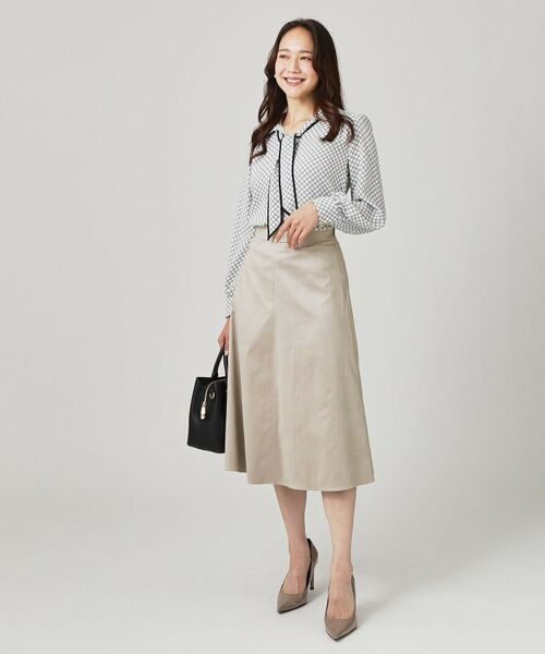 COUP DE CHANCE / クードシャンス スカート | 【手洗い可／日本製／セットアップ可】スェード調素材フレアスカート | 詳細3