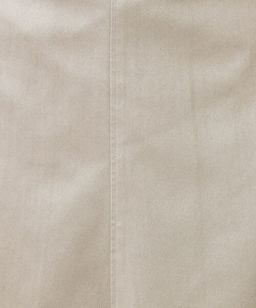 COUP DE CHANCE / クードシャンス スカート | 【手洗い可／日本製／セットアップ可】スェード調素材フレアスカート | 詳細4