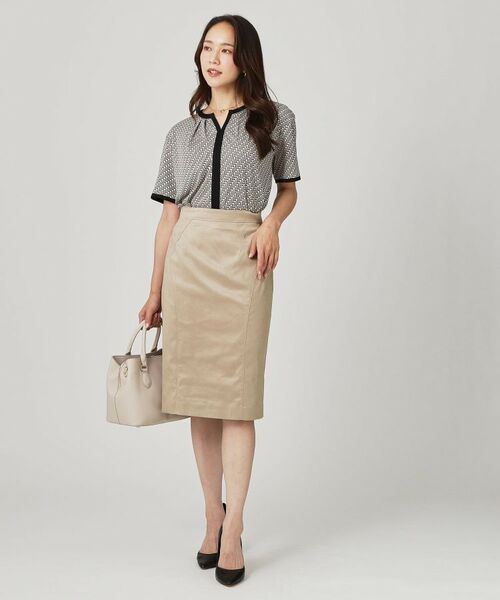 COUP DE CHANCE / クードシャンス ミニ・ひざ丈スカート | 【手洗い可/日本製/スーツ可】タイトシルエットのスカート | 詳細13