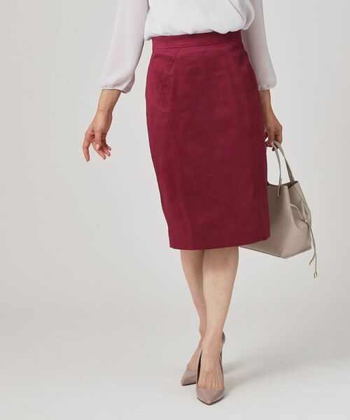 COUP DE CHANCE / クードシャンス ミニ・ひざ丈スカート | 【手洗い可/日本製/スーツ可】タイトシルエットのスカート | 詳細4