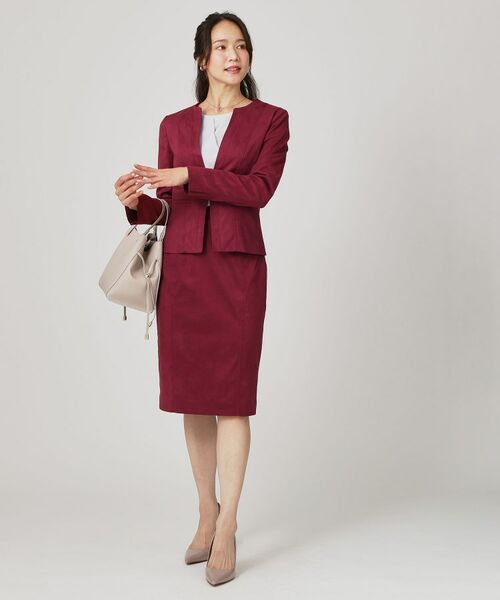 COUP DE CHANCE / クードシャンス ミニ・ひざ丈スカート | 【手洗い可/日本製/スーツ可】タイトシルエットのスカート | 詳細6