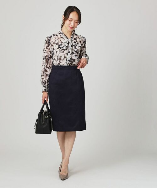 COUP DE CHANCE / クードシャンス ミニ・ひざ丈スカート | 【手洗い可/日本製/スーツ可】タイトシルエットのスカート | 詳細9